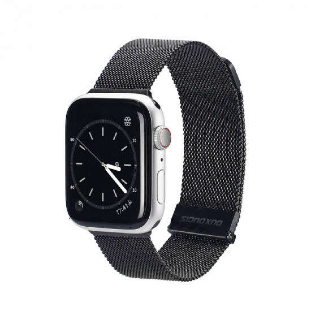 Dux Ducis Milanese Magnetic Strap λουράκι από Ανοξείδωτο Ατσάλι για Apple Watch 42/44/45/49mm (Black)