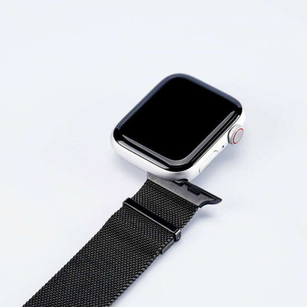 Dux Ducis Milanese Magnetic Strap λουράκι από Ανοξείδωτο Ατσάλι για Apple Watch 42/44/45mm (Black)