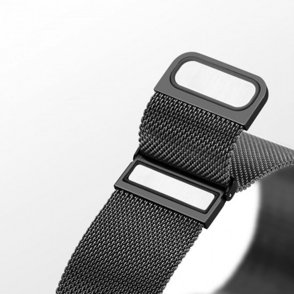 Dux Ducis Milanese Magnetic Strap λουράκι από Ανοξείδωτο Ατσάλι για Apple Watch 42/44/45mm (Black)