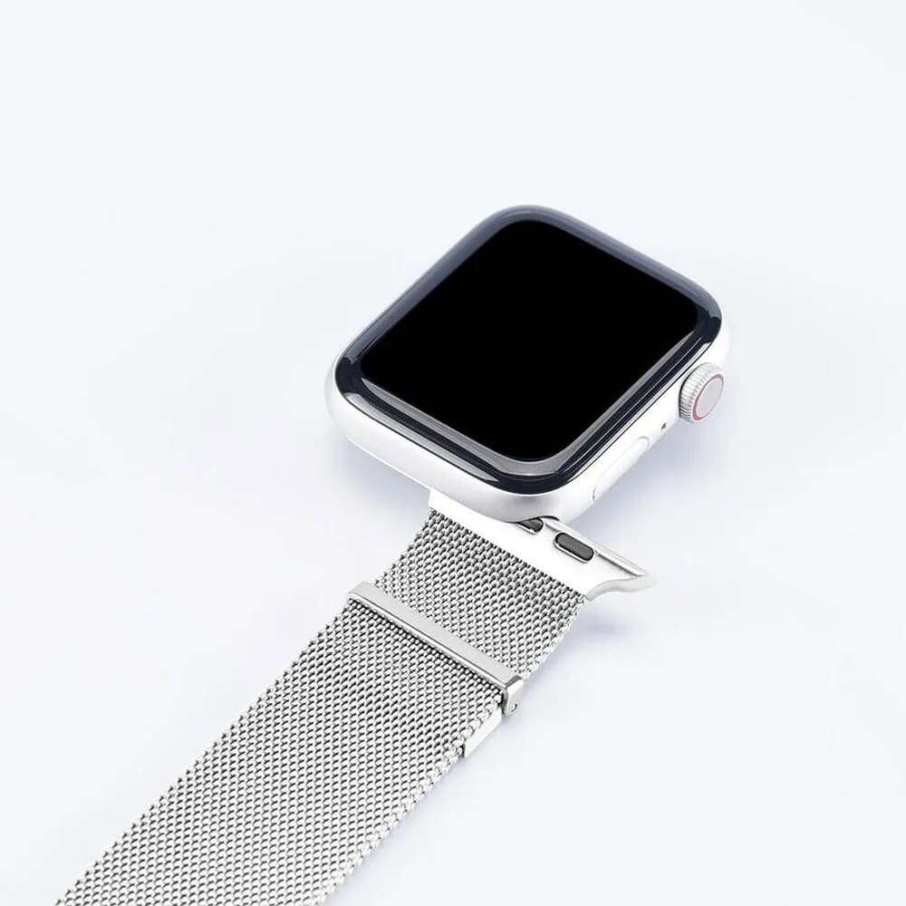 Dux Ducis Milanese Magnetic Strap λουράκι από Ανοξείδωτο Ατσάλι για Apple Watch 42/44/45mm (Grey)