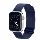 Dux Ducis Milanese Λουράκι από Ανοξείδωτο Ατσάλι για Apple Watch 42 / 44 / 45mm (Μπλε)