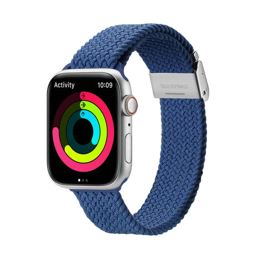 Dux Ducis Braided Strap Mixture II λουράκι υφασμάτινο για Apple Watch 38/40/41mm (Blue)