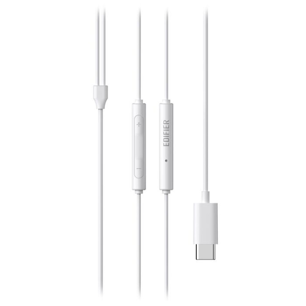 Ακουστικά Earphones Edifier P180 Plus USB-C (Λευκό)