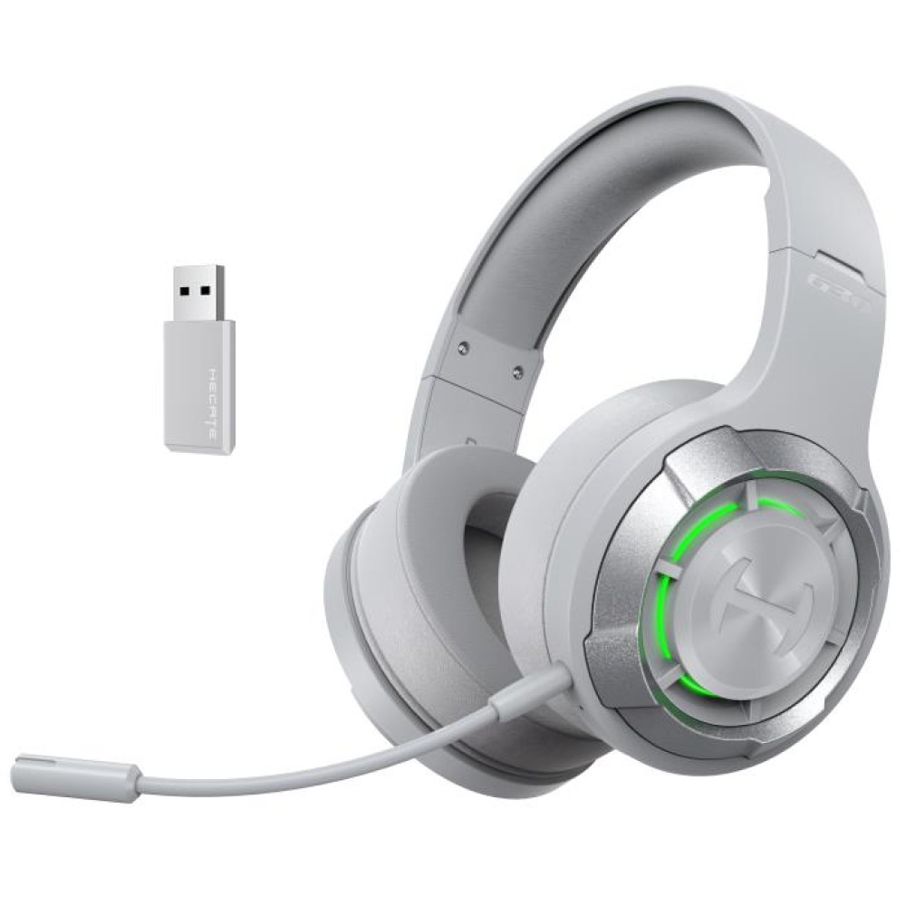 Edifier Hecate G30 S Dual Mode Ασύρματο Over Ear Gaming Headset (Γκρι)
