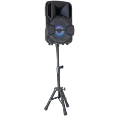 Ενεργό Ηχείο με Βάση και Μικρόφωνο 8"/20cm LED-ILLUMINATED - Party Light & Sound - PARTY-MOBILE8-SET