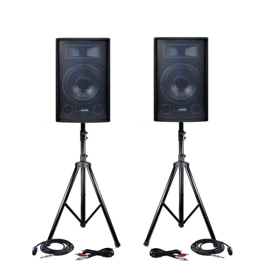 Ηχοσύστημα Audio Club - Sub 18", 2 δορυφόρους 12", 2 βάσεις, 2400W  CLUB1812