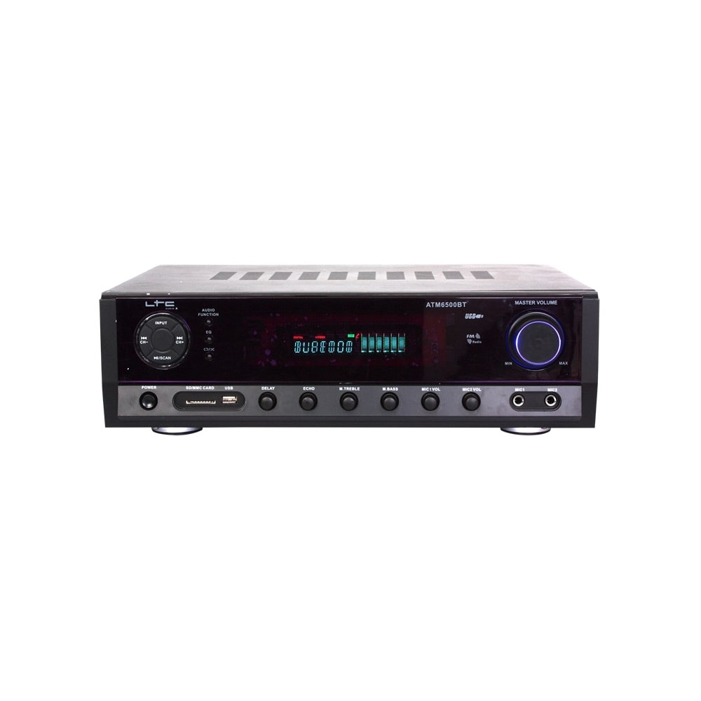 Ενισχυτής Hi-Fi KARAOKE με Ραδιόφωνο FM και Bluetooth - LTC Audio ATM6500BT