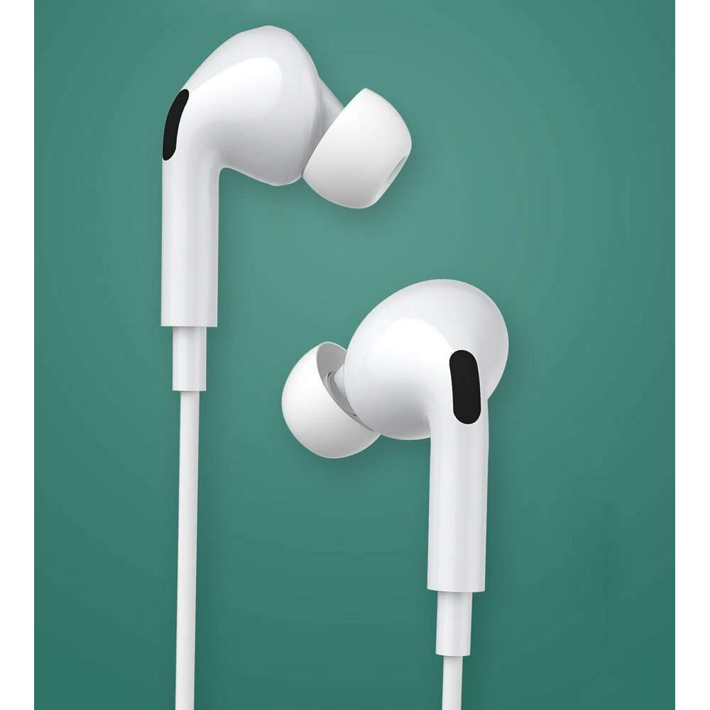 Ενσύρματα Ακουστικά WK Design Y31 Earphones 3.5mm mini jack (Λευκό)