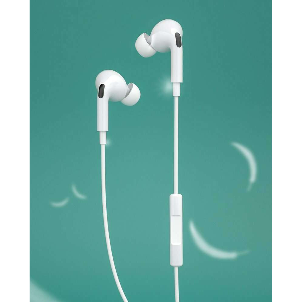 Ενσύρματα Ακουστικά WK Design Y31 Earphones 3.5mm mini jack (Λευκό)