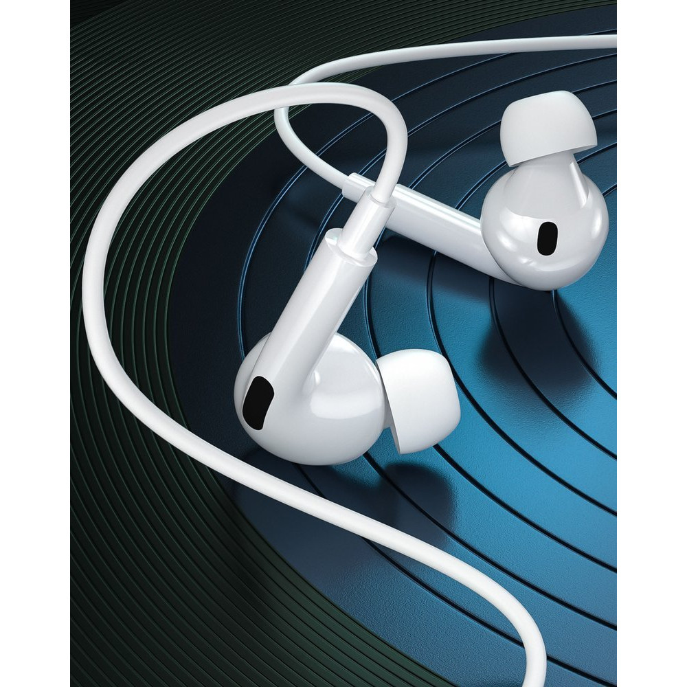 Ενσύρματα Ακουστικά WK Design Y31 Earphones 3.5mm mini jack (Λευκό)