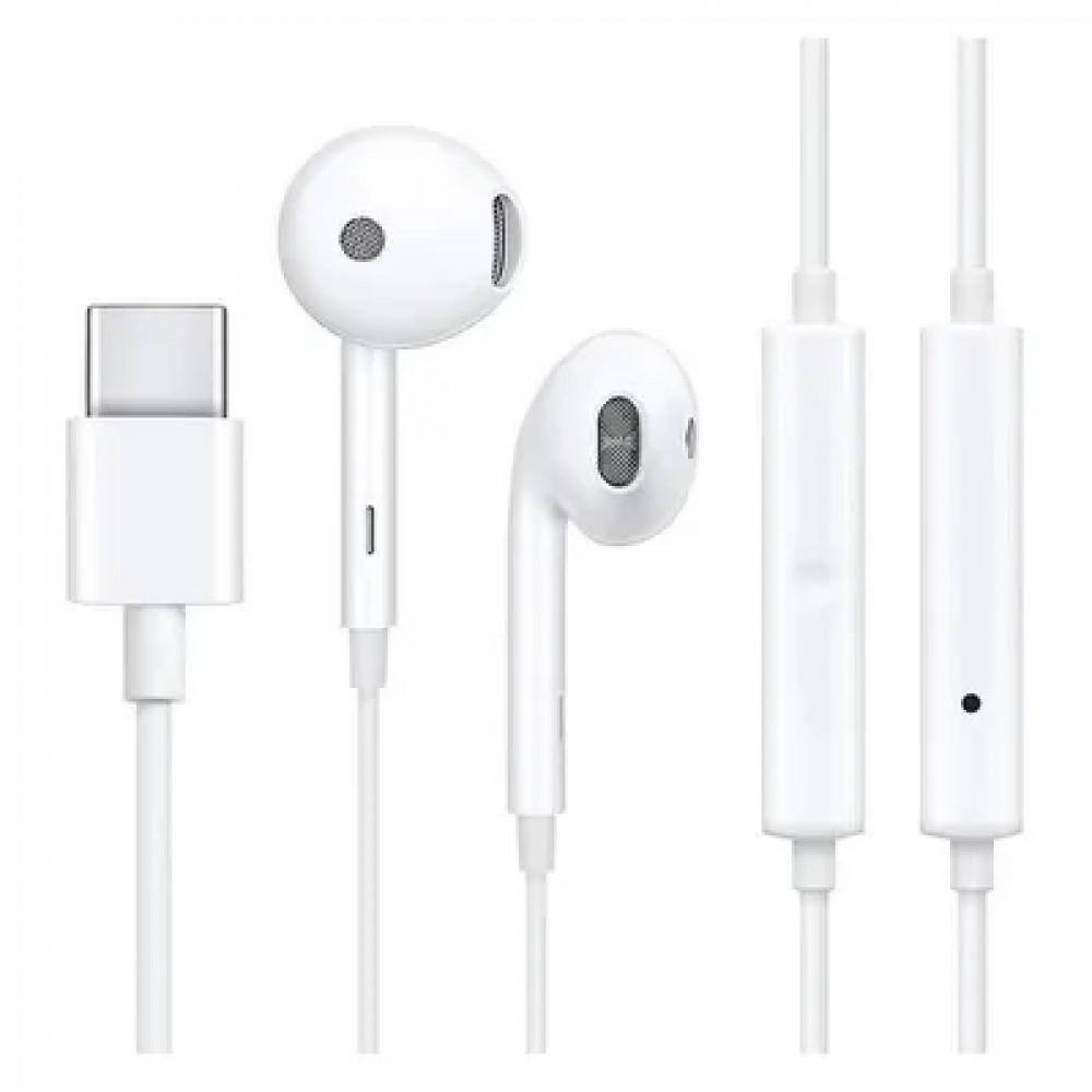 Ενσύρματα Ακουστικά OPPO Earphones Type-C (Λευκό)