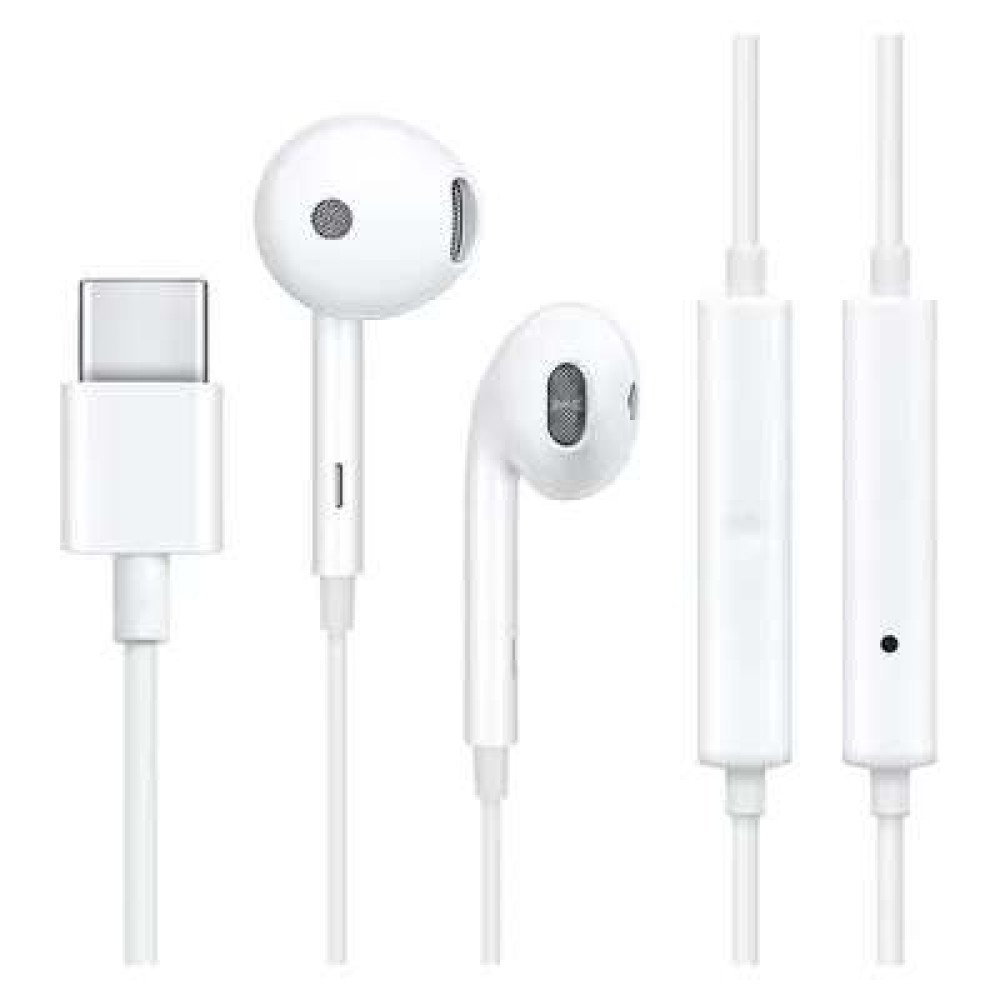 Ενσύρματα Ακουστικά OPPO Earphones Type-C (Λευκό)