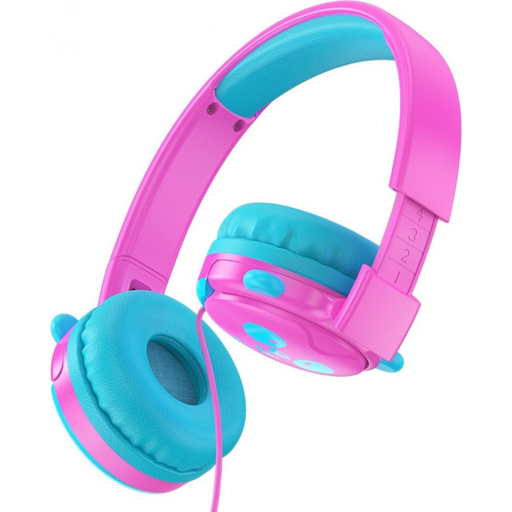 Hoco W31 Ενσύρματα Παιδικά Ακουστικά On Ear (Ροζ)