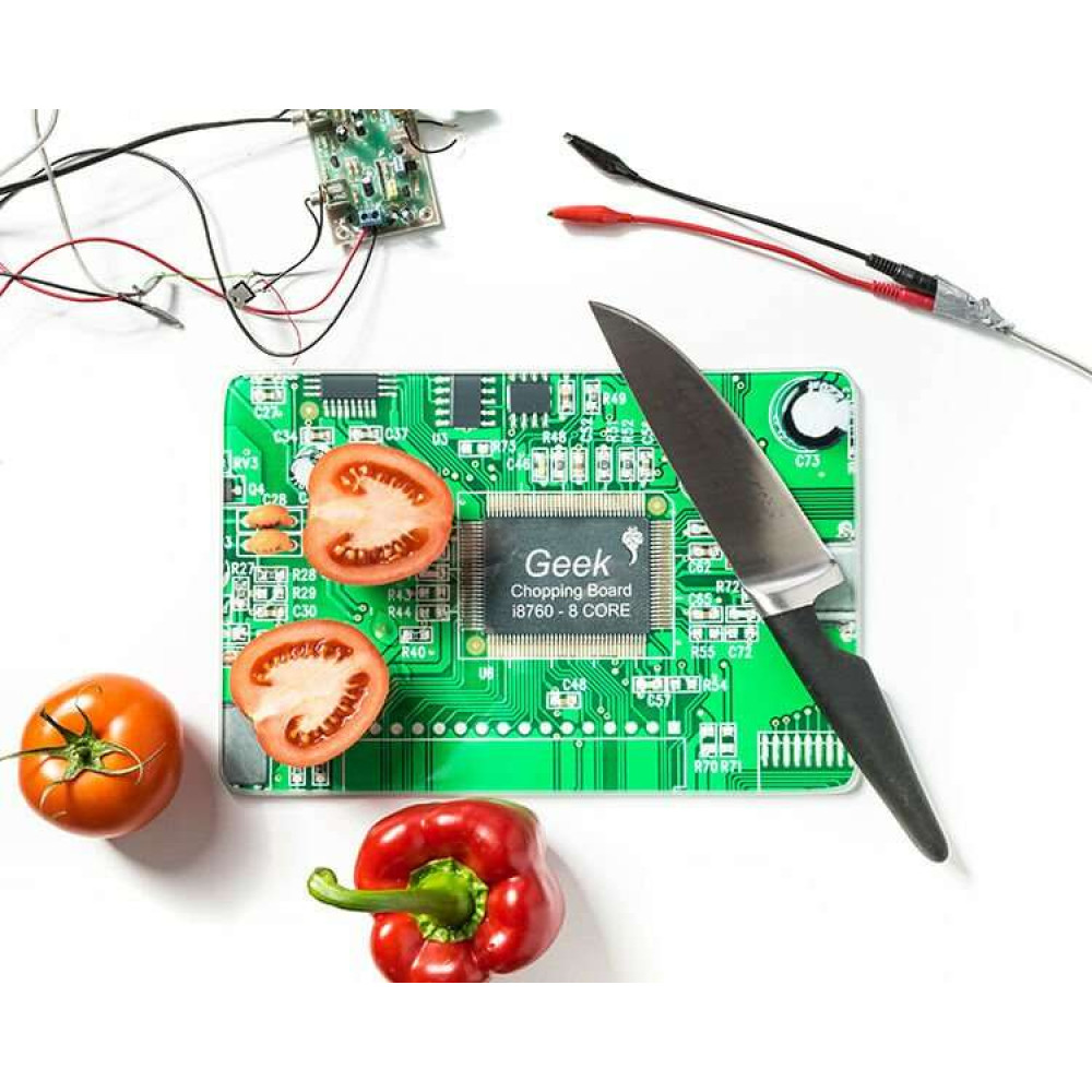 Επιφάνεια Κοπής από Γυαλί "Motherboard"