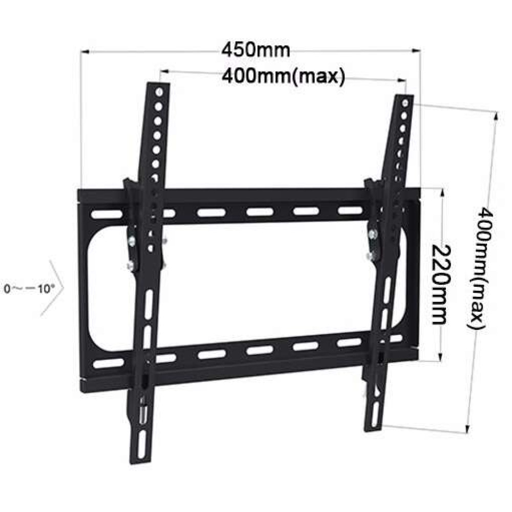 Επιτοίχια Βάση TV TVY-989T για τηλεόραση 32 έως 55" και 40kg