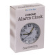Επιτραπέζιο Μεταλλικό Ρολόι Ξυπνητήρι 17 x 11 cm (Chrome)