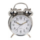 Επιτραπέζιο Μεταλλικό Ρολόι Ξυπνητήρι 17 x 11 cm (Chrome)