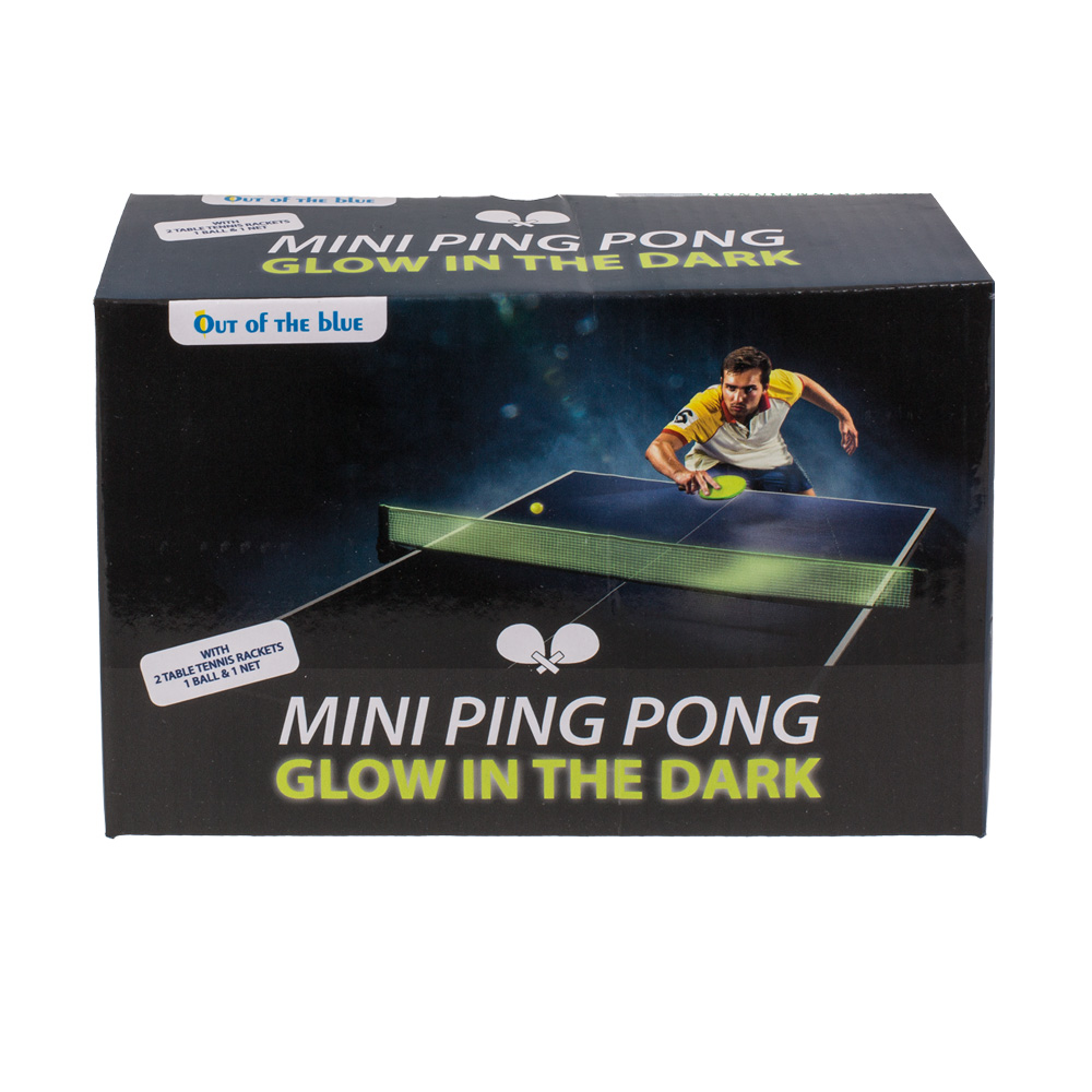 Επιτραπέζιο Mini Ping Pong που Φωσφορίζει στο Σκοτάδι