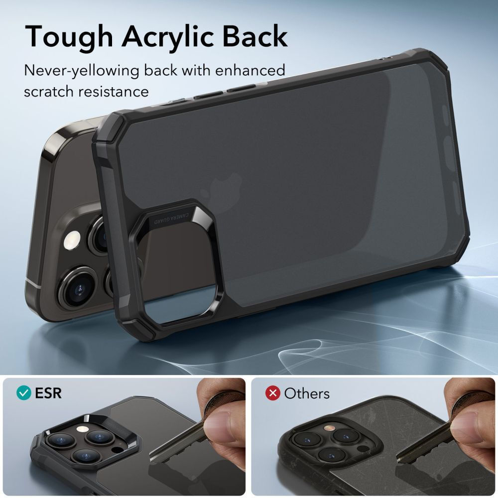 ESR Air Armor Θήκη Backcover για Apple iPhone 15 Pro (Frosted Black)