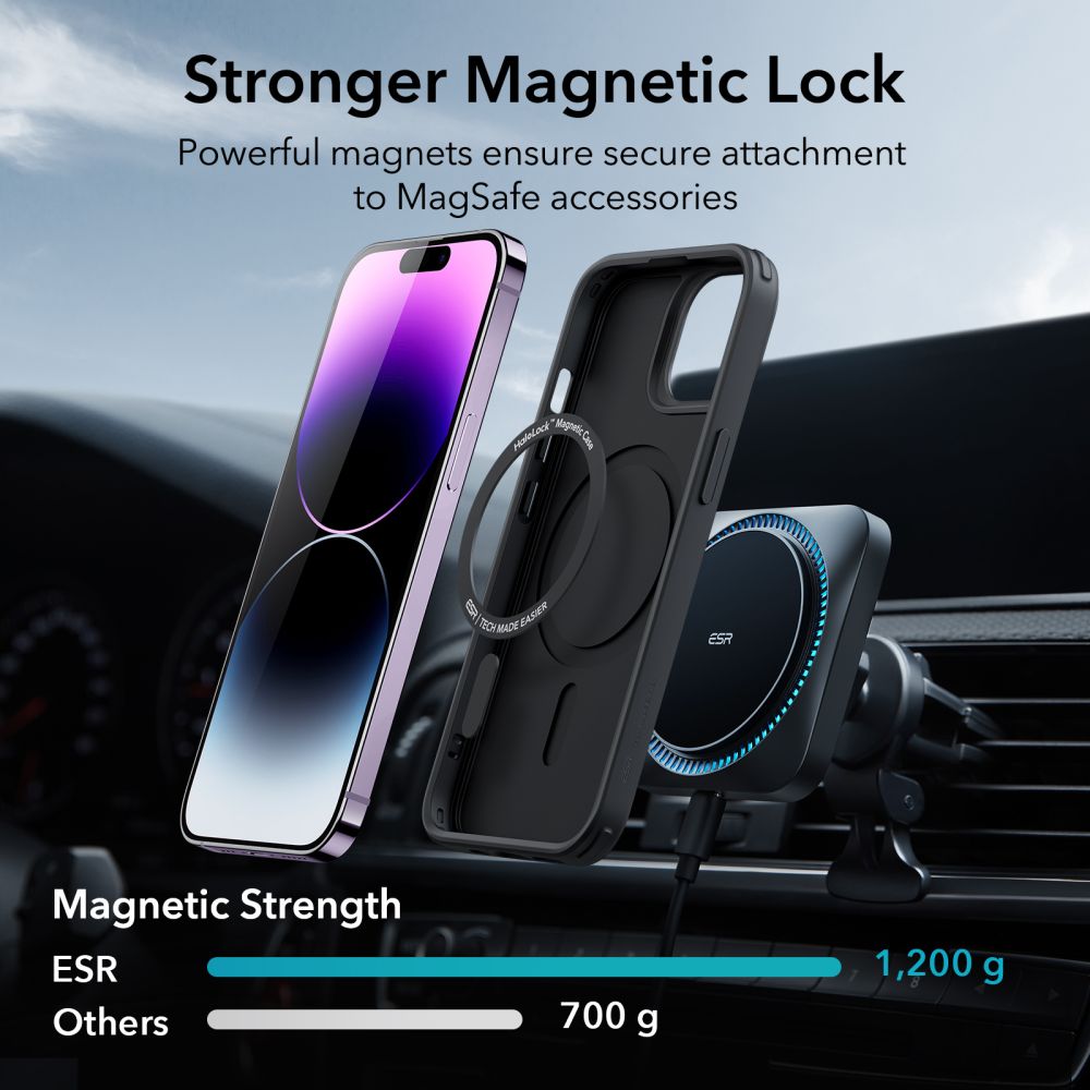 ESR Classic Hybrid Magsafe θήκη για Apple iPhone 14 Pro Max (Μαύρο)