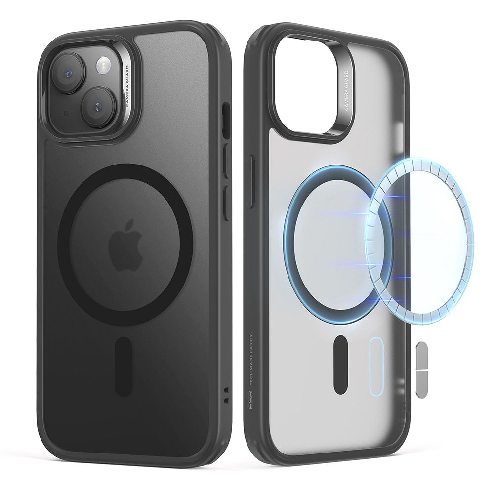 ESR Hybrid Halolock Θήκη Backcover για Apple iPhone 15 (Frosted Black)