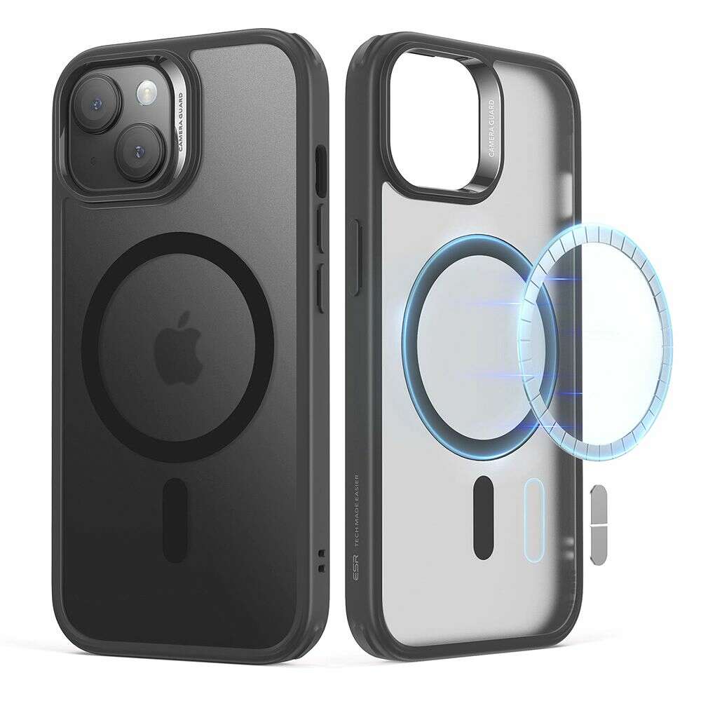 ESR Hybrid Halolock Θήκη Backcover για Apple iPhone 15 Pro Max (Frosted Black)