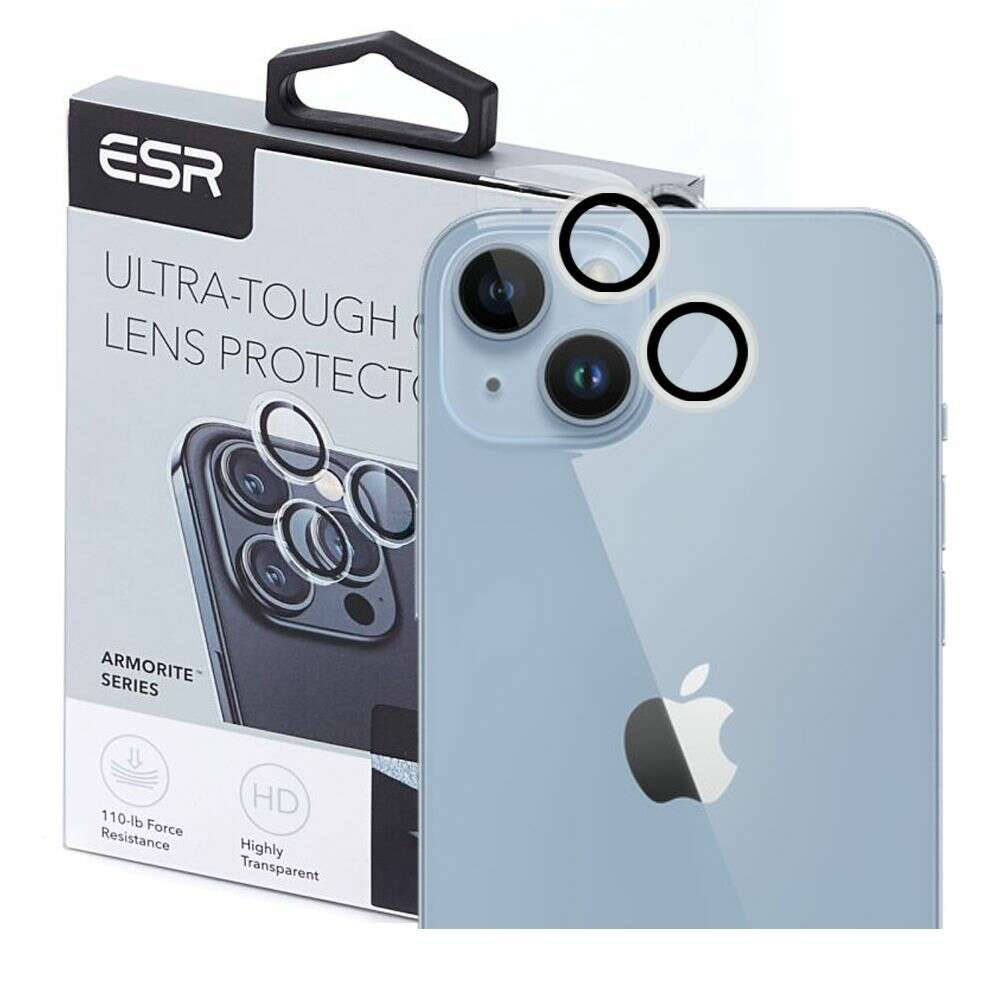 ESR Lens Tempered Glass Προστασία Κάμερας για iPhone 15 / 15 Plus