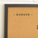 Ευρωπαϊκός Χάρτης από Φελλό Με Μαύρο Κάδρο XL Miss Wood (90x60cm) - Μαύρο