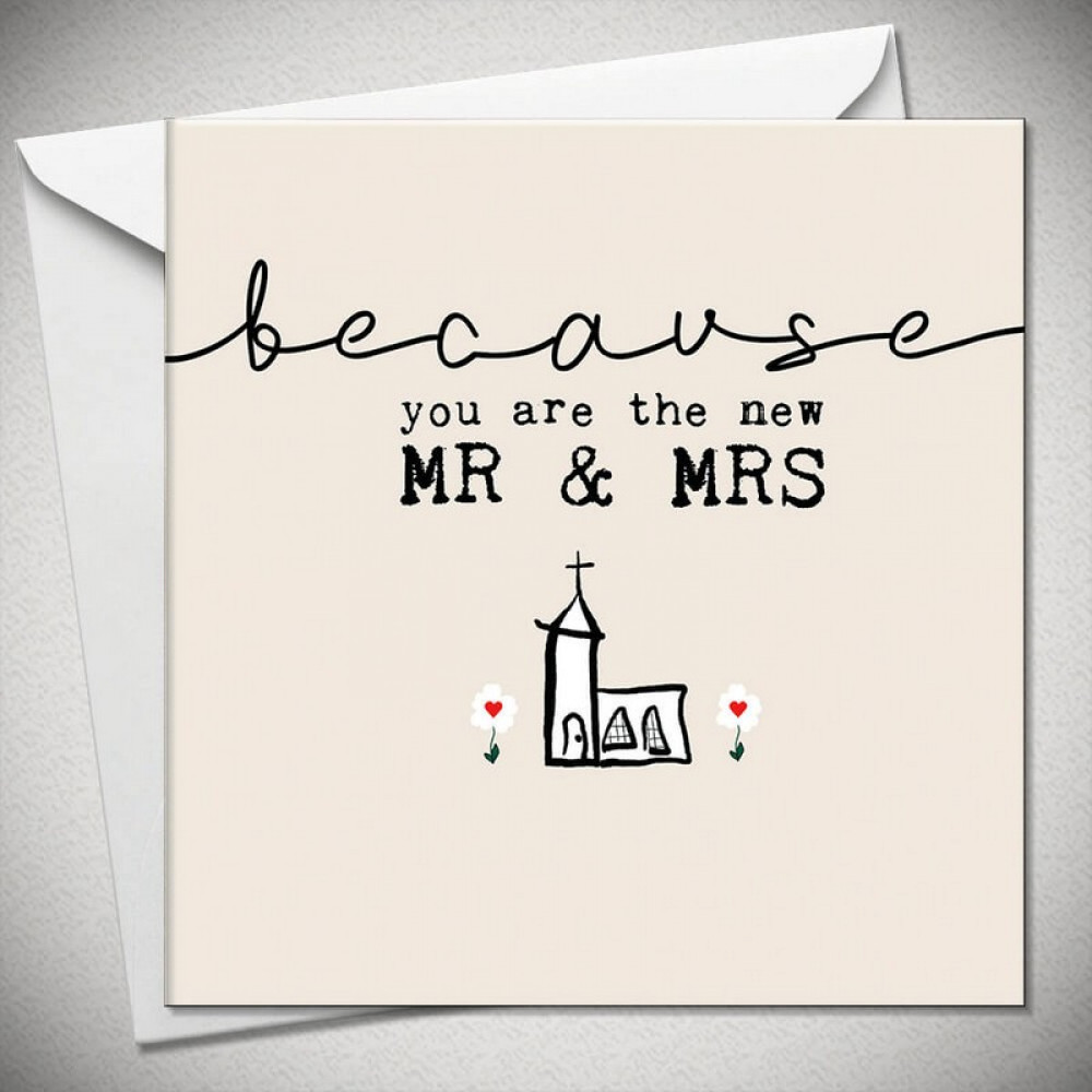 Ευχετήρια Κάρτα You The New Mr and Mrs 15x15 cm