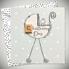 Ευχετήρια Κάρτα Christening Day Special Boy 15Χ15cm
