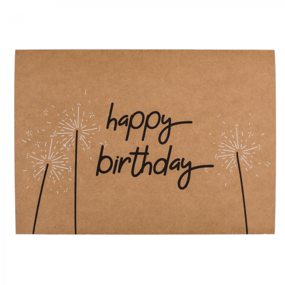 Ευχετήρια Κάρτα Happy Birthday 01 - Φάκελος (21 x 15cm, A5)