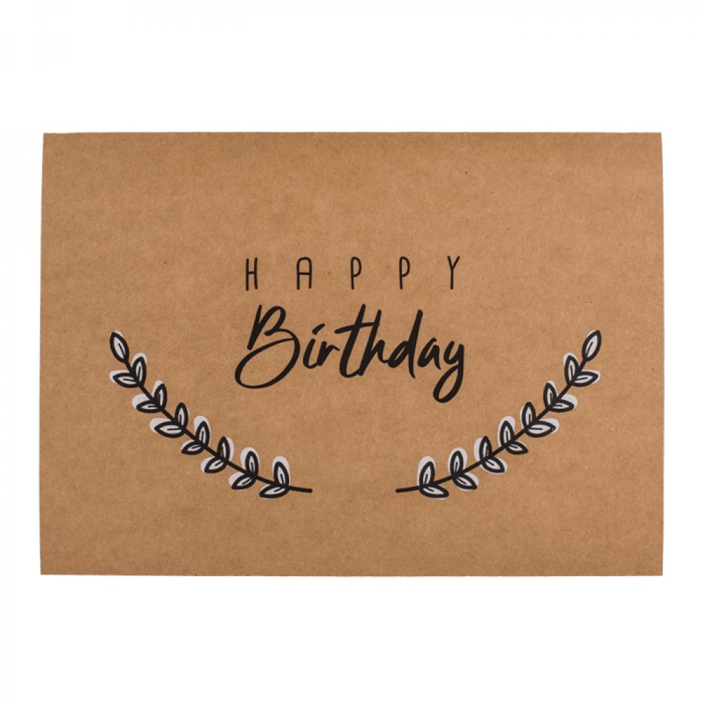 Ευχετήρια Κάρτα Happy Birthday 02 - Φάκελος (21 x 15cm, A5)