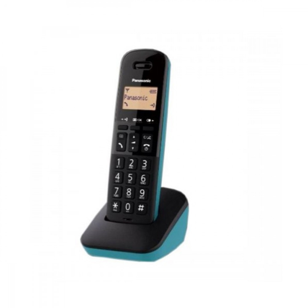 Ασύρματο Ψηφιακό Τηλέφωνο Panasonic TGB610 (Μαύρο-Μπλε)