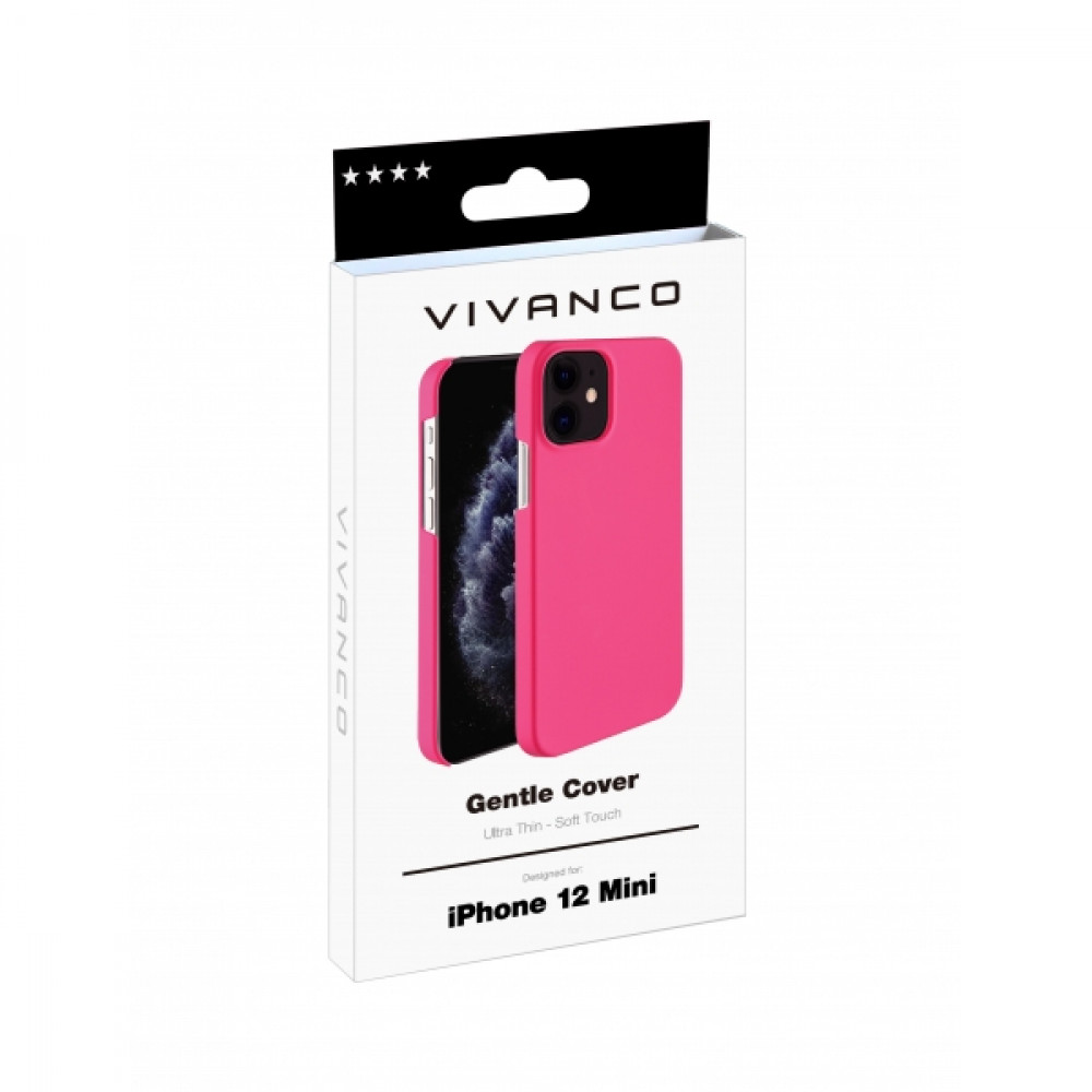 Vivanco Gentle Θήκη Backcover Για IPhone 12 Mini (Ροζ)