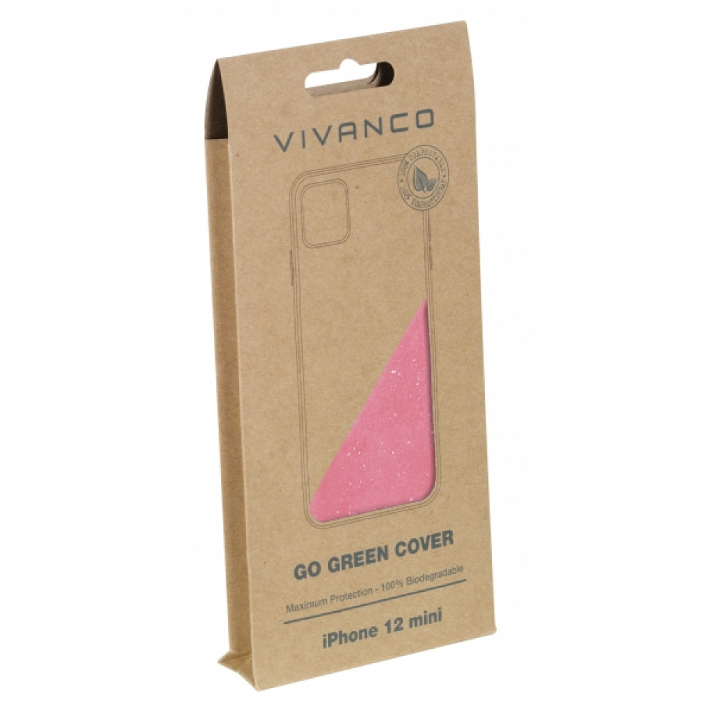 Vivanco Go Green θήκη backcover για iPhone 12 Mini (berry)