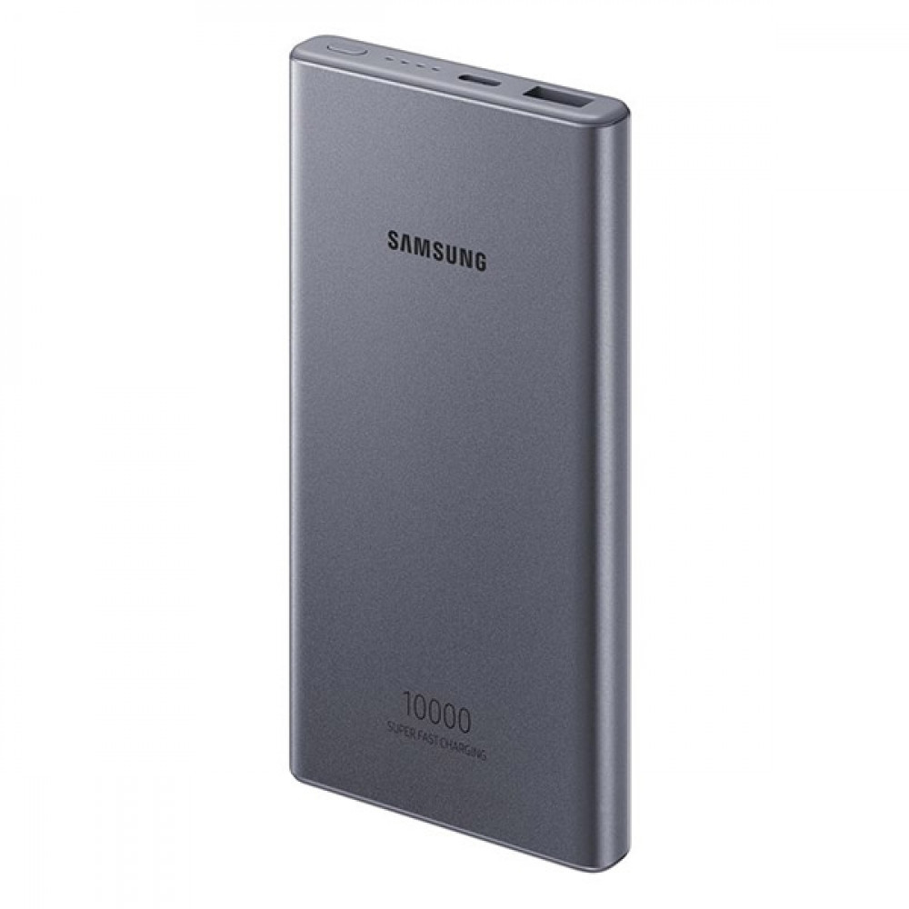 Samsung Power Bank 10000mAh 25W με Θύρα USB-A και Θύρα USB-C Quick Charge 2.0 (Γκρι)