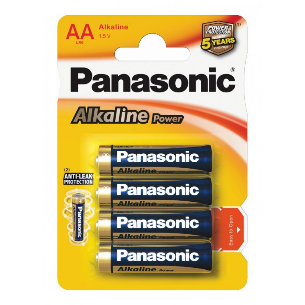 Panasonic μπαταρίες αλκαλικές AA 1,5V 4τμχ