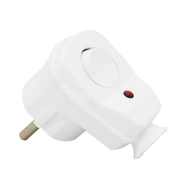 Σουκο Φις Γωνία με Διακόπτη (Λευκό)