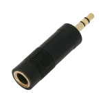 Αντάπτορας από 3.5mm σε 6.3mm M/F Stereo Επιχρυσωμένος