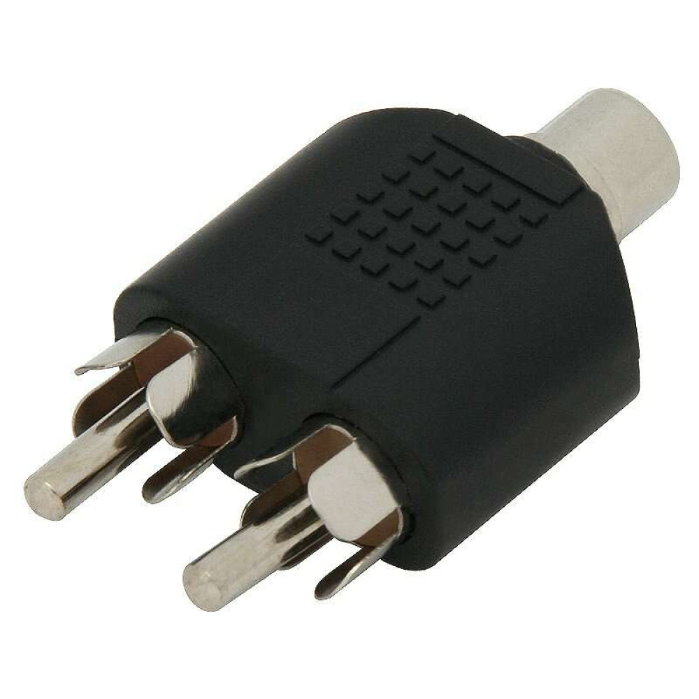 Αντάπτορας από 1xRCA σε 2xRCA F/M 1τμχ