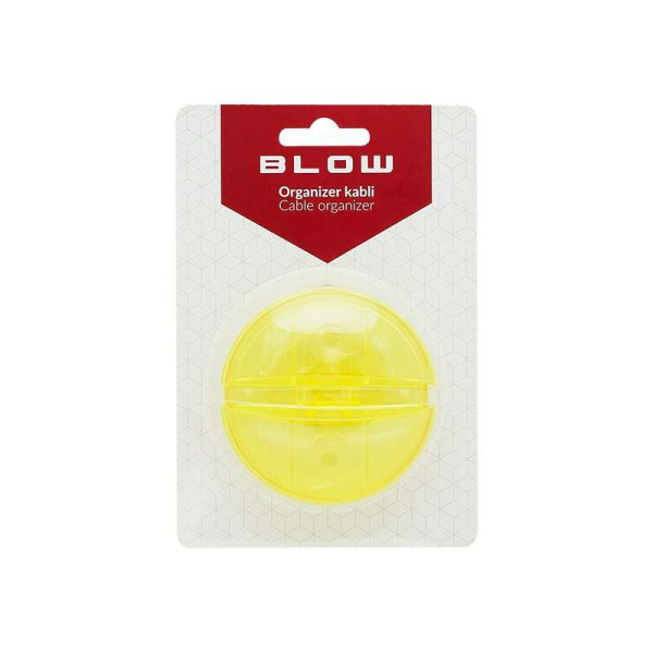 Οργανωτής Καλωδίων Περιστρεφόμενος - Κίτρινο