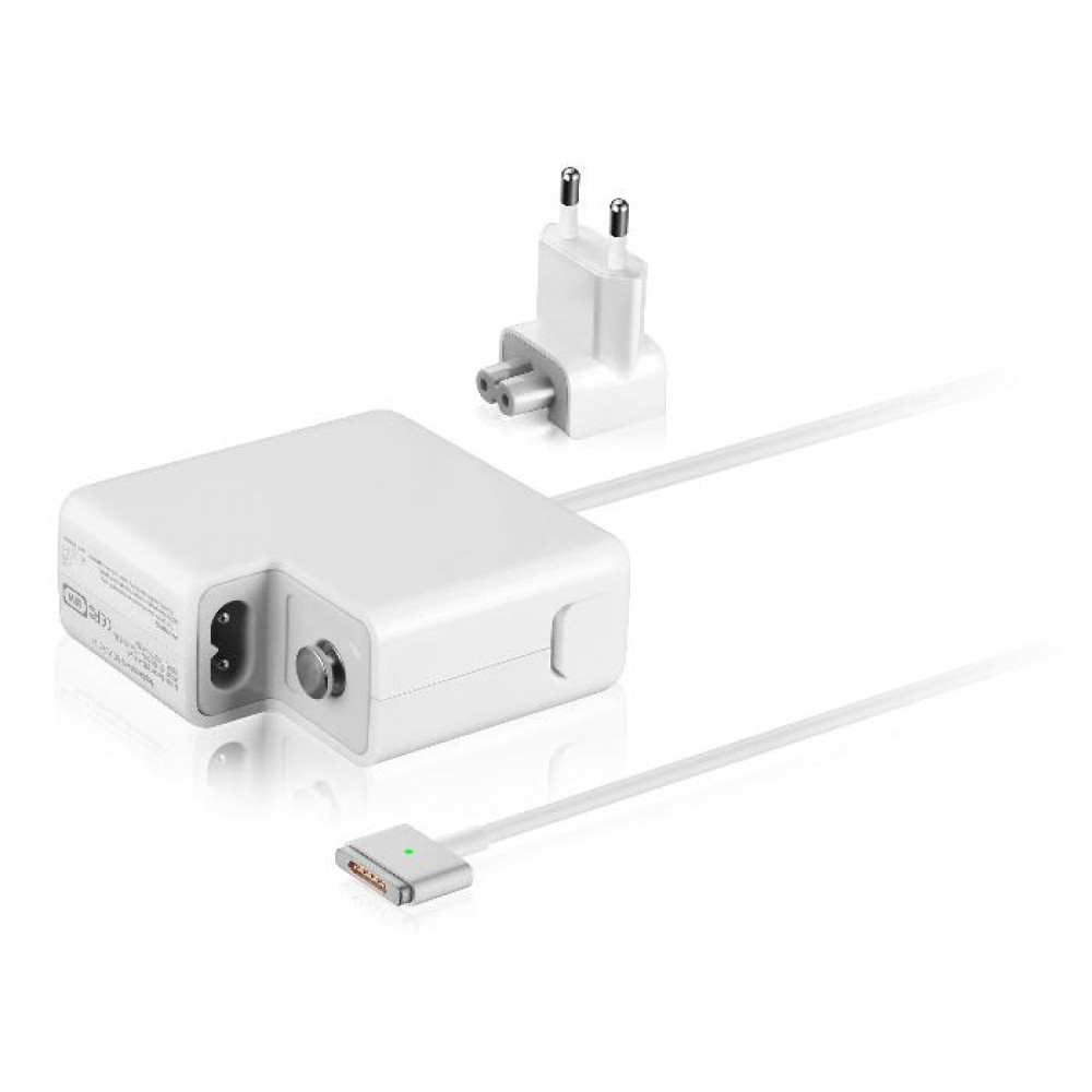 Power On Φορτιστής για Macbook Magsafe 2 A1172  85W 20V 4.25A (Λευκό)