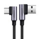Καλώδιο Ugreen Right Angle USB-A σε USB-C US284/50942 3A 2m