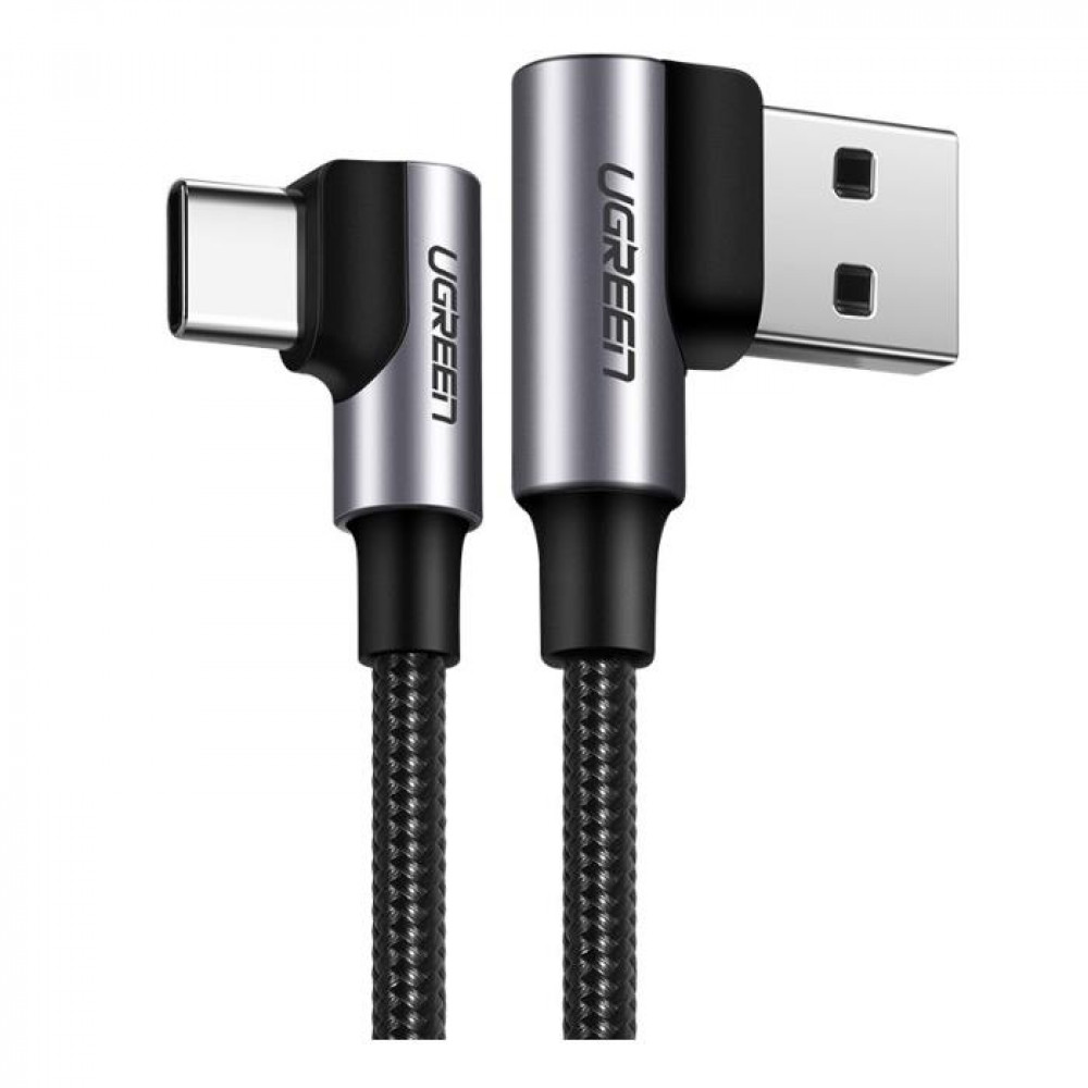 Καλώδιο Ugreen Right Angle USB-A σε USB-C US176/20856 3A 1m