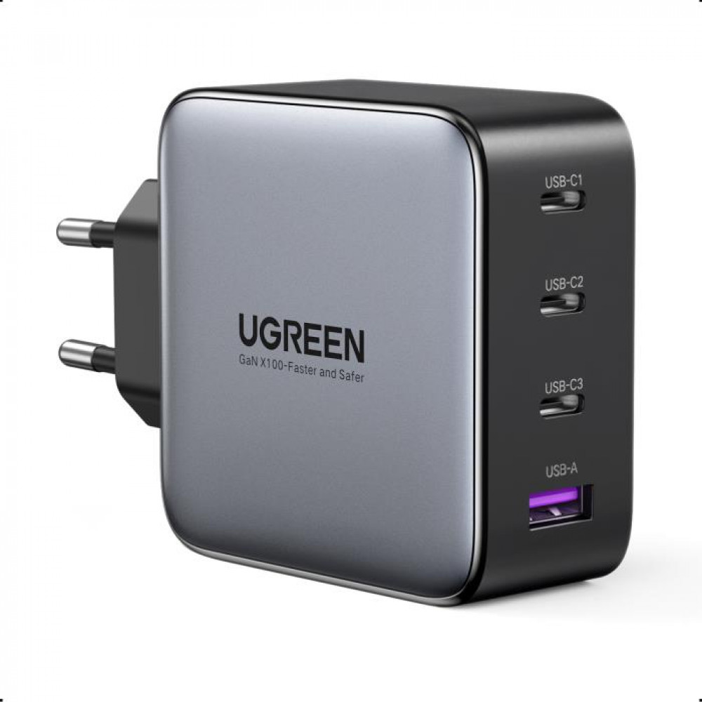 Ugreen GaN φορτιστής 3xUSB-C, 1x USB-A PDx3, QC4.0 100W CD226/40747