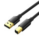 Καλώδιο εκτυπωτή UGreen USB-A σε USB-B US135/10351 3m (Μαύρο)