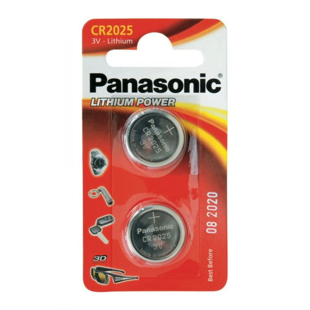 Panasonic CR2025 μπαταρίες λιθίου 3V 2τμχ