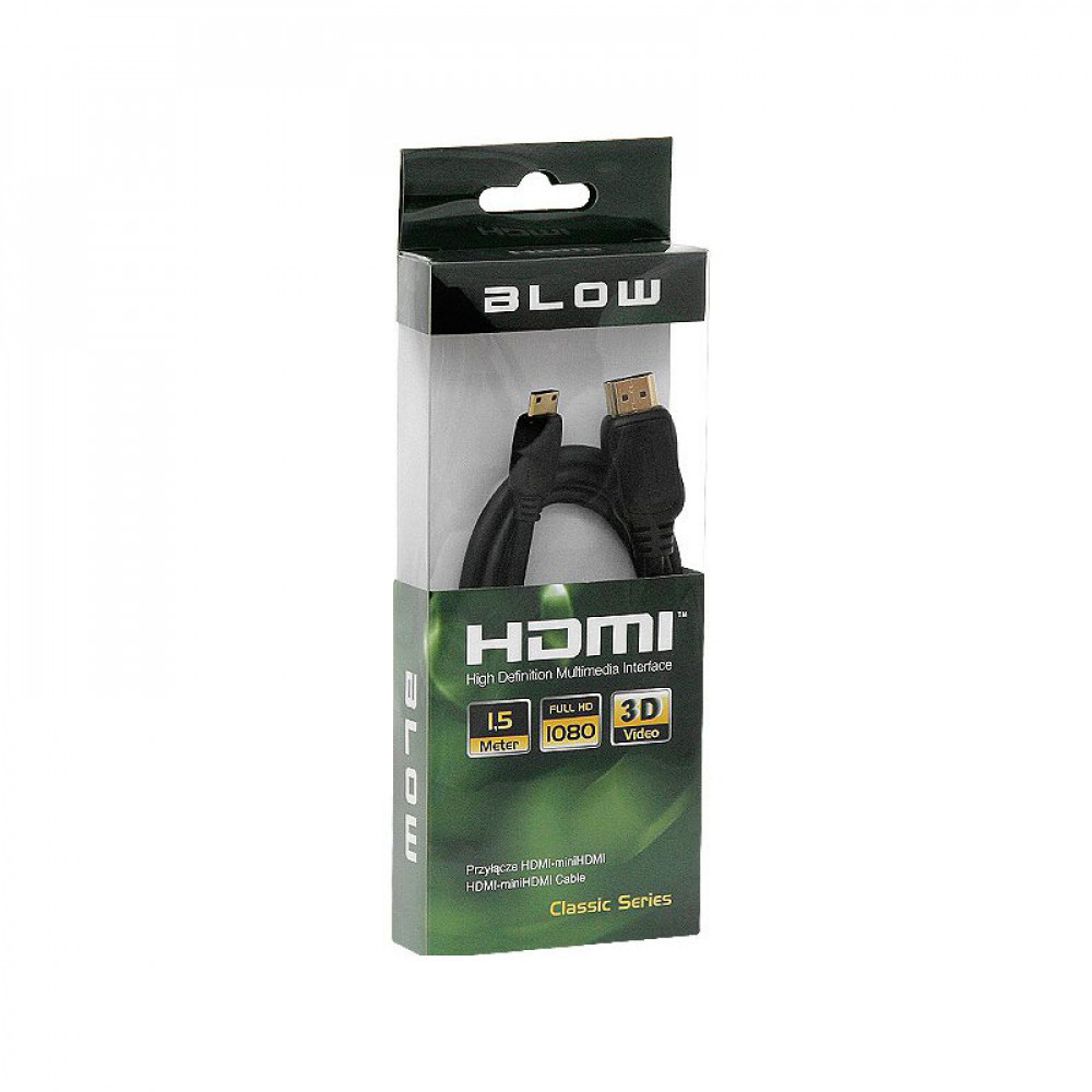 Καλώδιο Blow HDMI σε mini HDMI 4k 2.0V 92-250# 1.5m