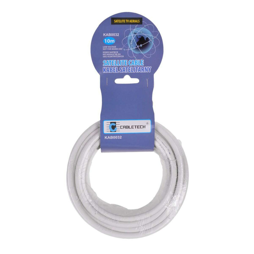 Τηλεοπτικό Καλώδιο coaxial RG-6U CCS 10m