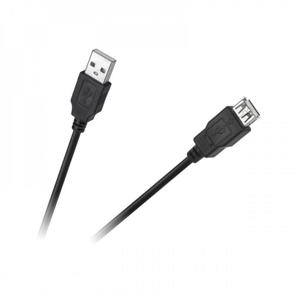 Προέκταση USB A/A M/F 3m Μαύρο - Cabletech